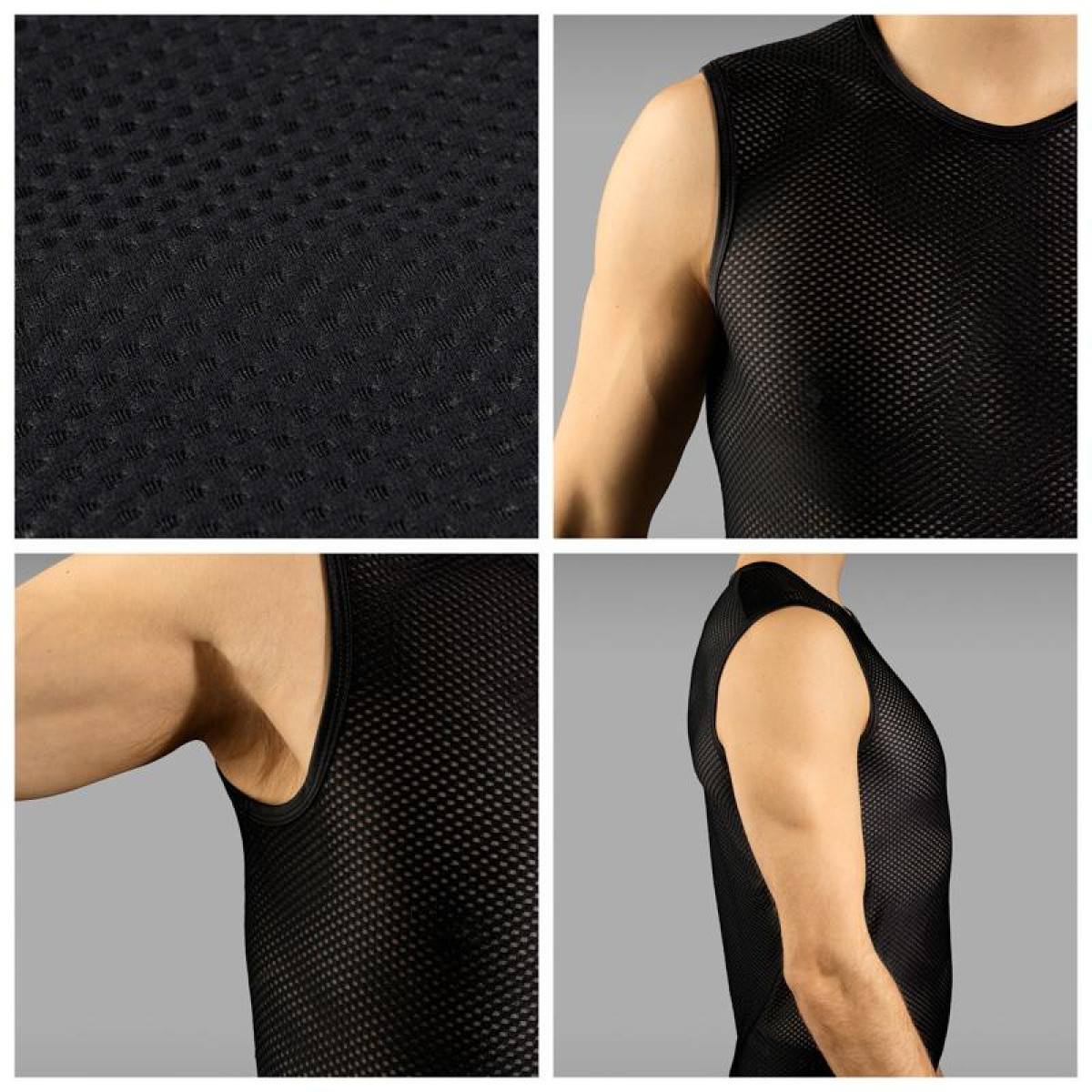 Gripgrab Ultralight Sleeveless Mesh Apatiniai Mar Kin Liai Black